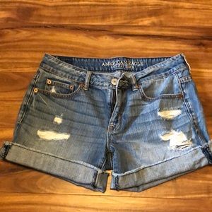 American Eagle Midi Jean Shorts